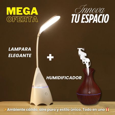 SUPER COMBO SMART! 01 LAMPARA PROFESIONAL SMART + 01 HUMIDIFICADOR MADERA