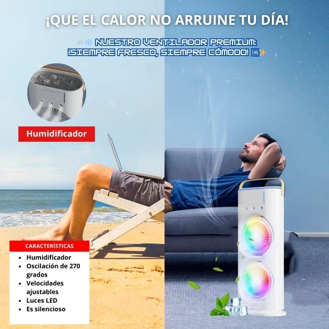 NUEVO VENTILADOR PREMIUM PORTATIL