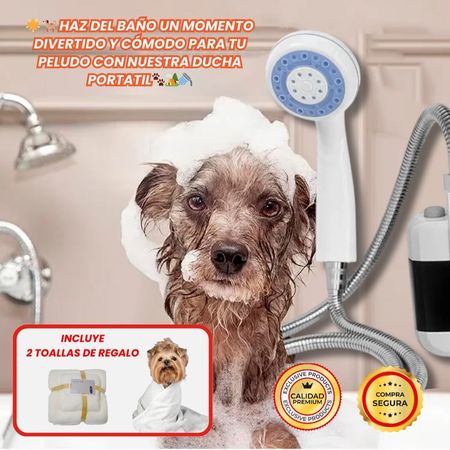NUEVA DUCHA PORTATIL PREMIUM ( 2 TOALLAS DE REGALO )