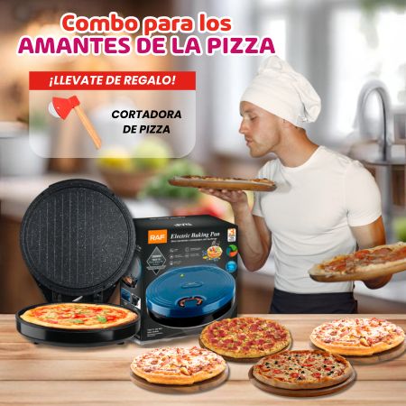NUEVO COMBO PIZZERO (MÁQUINA PARA PIZZA + CORTADORA DE PIZZA)
