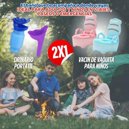 SÚPER COMBO DE EMERGENCIA (VACIN PARA NIÑOS + ORINARIO PORTATIL)