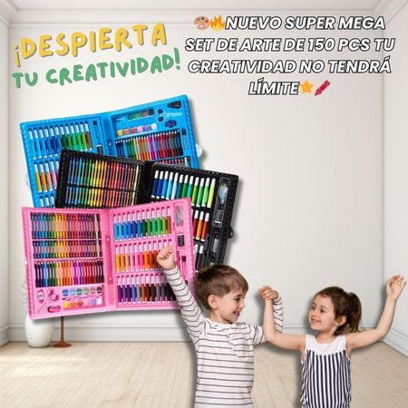 SUPER MEGA SET DE ARTE 150 PCS