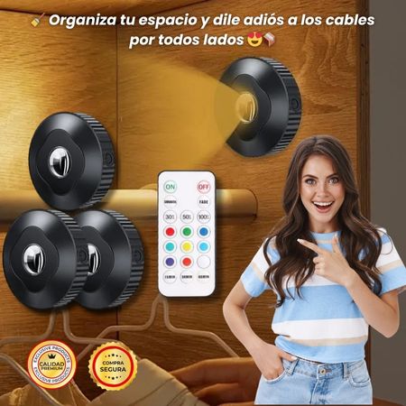 SPOTS DE LUZ  RECARGABLE 2025
