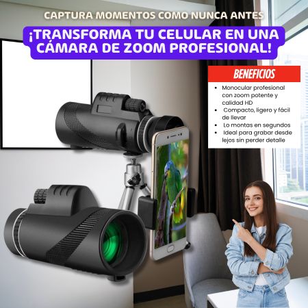 NUEVO TELESCOPIO MONOCULAR HD 40x60