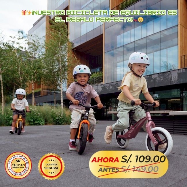 NUEVA BICICLETA DE EQUILIBRIO PREMIUM 2025! - COLORES EXCLUSIVOS